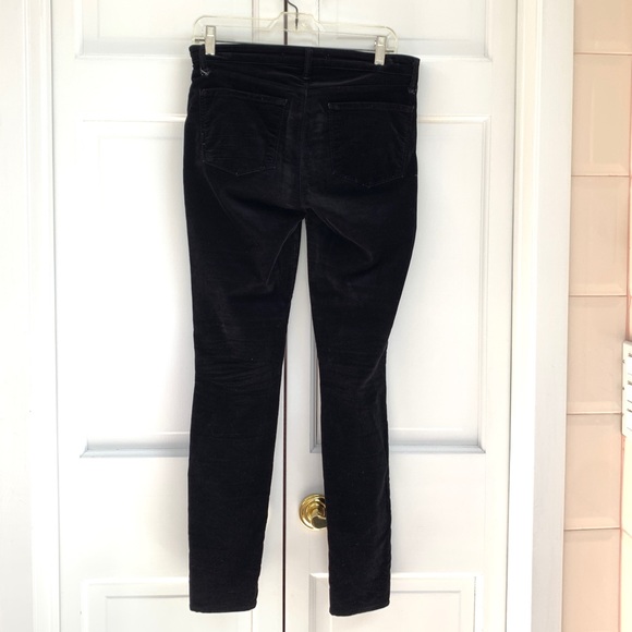 J Brand Maria Black Velvet Skinny Jeans - Picture 9 of 16